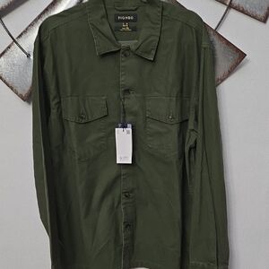 Piombo Olive Green Shirt